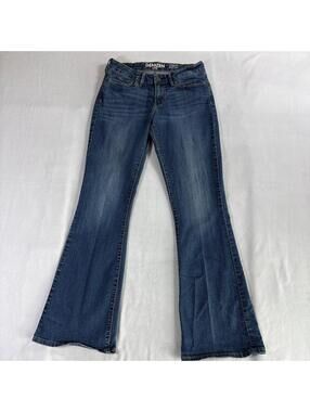 Bootcut Flare Jeans Mid Rise Denim Denizen Levis 10M Fits Like 28X31 Blue Wash